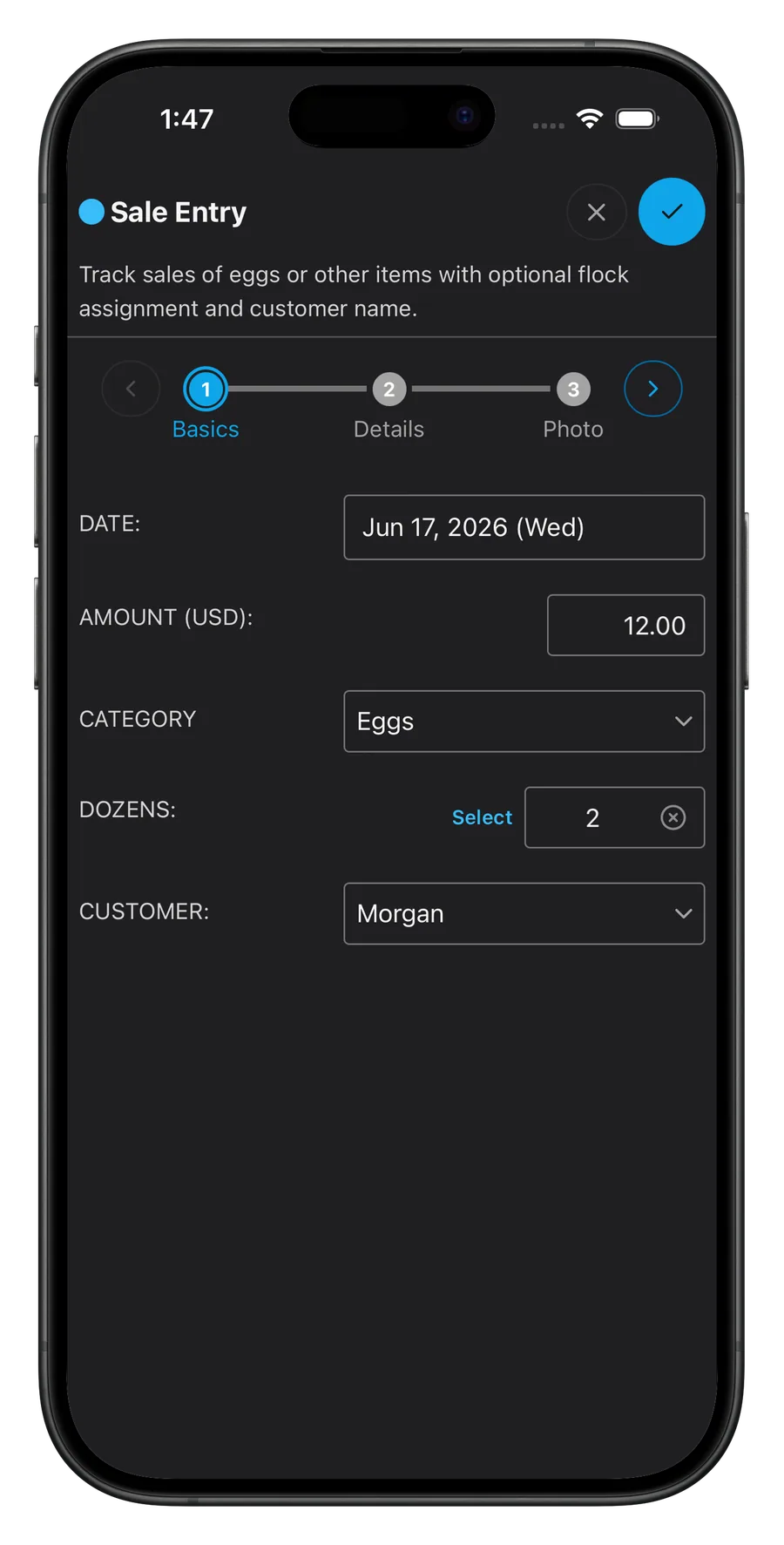 Journal entries for financial record keeping